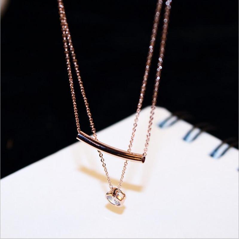 Pendant Necklaces 2021 Golden Plated Love Necklace Double Layers Long Zircon Crystal Heart Short Clavicle Chain Women Jewelry
Pendant Necklaces 2021 Golden Plated Love Necklace Double Layers Long Zircon Crystal Heart Short Clavicle Chain Women Jewelry