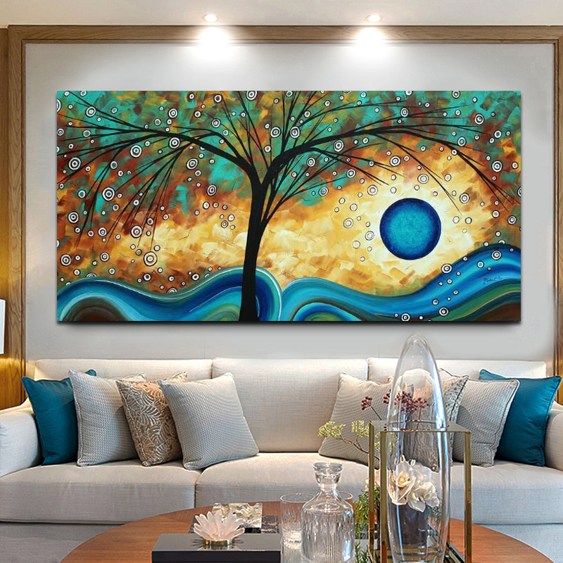 Abstract Tree Sunset Wave Oil Painting on Canvas Poster and Prints Scandinavian Wall Art Picture for Living Room Cuadros Decor
Abstract Tree Sunset Wave Oil Painting on Canvas Poster and Prints Scandinavian Wall Art Picture for Living Room Cuadros Decor