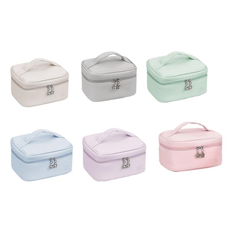 Cosmetic Bags & Cases -Medium Bag PU Leather Waterproof Zipper Make Up Travel Washing Makeup Organizer Toiletry, Pink
Cosmetic Bags & Cases -Medium Bag PU Leather Waterproof Zipper Make Up Travel Washing Makeup Organizer Toiletry, Pink