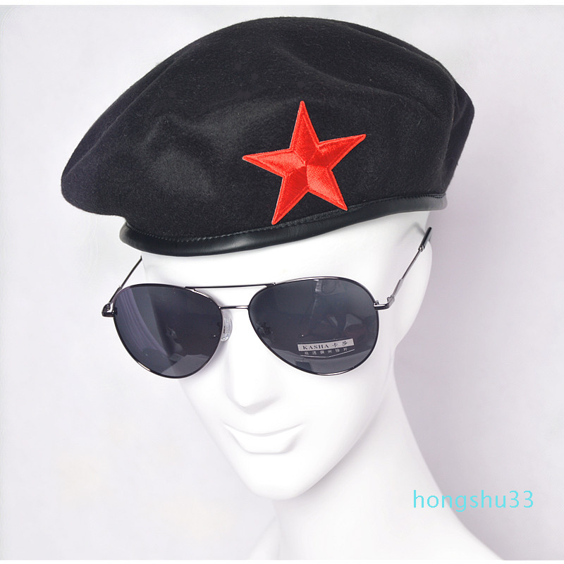 Autumn Winter Wool Felt Berets for Men Women Fashion European US Army Caps British Style Sailor Hats Security Cap for Unisex GH-242