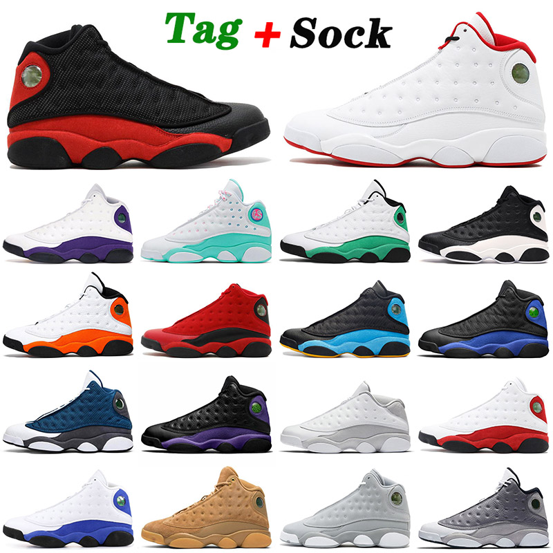 Bred 13 13s Basketball Shoes History Flight Soar Green Mens Women Reverse He Got game Jumpman Cap And Gown Phantom Trainers Sneakers 36-47
Bred 13 13s Basketball Shoes History Flight Soar Green Mens Women Reverse He Got game Jumpman Cap And Gown Phantom Trainers Sneakers 36-47