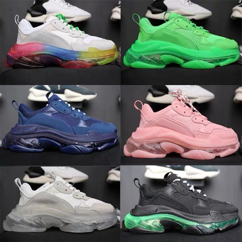 Men's Women's Casual Shoes High Quality White Black Air Cushion Triple S Low Make Old Combination Boots Sports Size -43, Customize
Men's Women's Casual Shoes High Quality White Black Air Cushion Triple S Low Make Old Combination Boots Sports Size -43, Customize