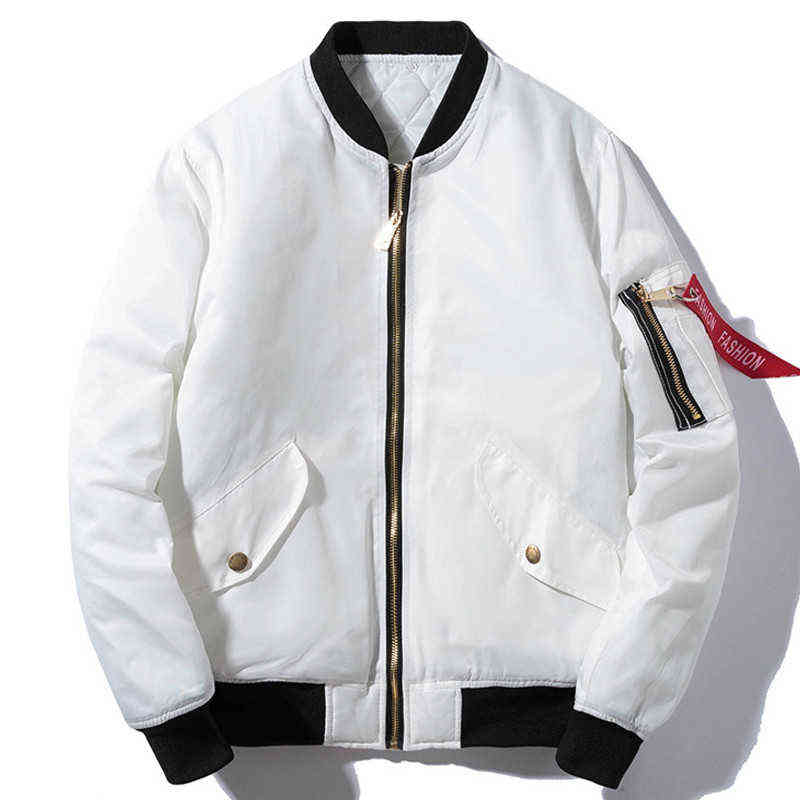 Winter Bomber Pilot Jacket Men Women Solid Hip Hop Hooded Baseball Jacket Fashion Youth Windbreaker Streetwear White Black Blue Y1109, Blue thick
Winter Bomber Pilot Jacket Men Women Solid Hip Hop Hooded Baseball Jacket Fashion Youth Windbreaker Streetwear White Black Blue Y1109, Blue thick