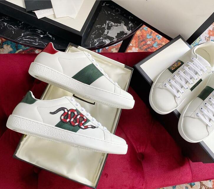 Designer Men Women White Shoes Bee Snake Tiger Casual Shoe Chaussures Genuine Leather Sneakers Embroidery Classic Trainers Python Sneaker size 35-46, Color 7
Designer Men Women White Shoes Bee Snake Tiger Casual Shoe Chaussures Genuine Leather Sneakers Embroidery Classic Trainers Python Sneaker size 35-46, Color 7