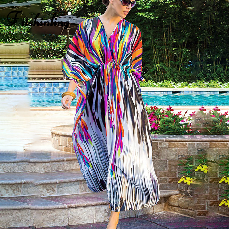 fitshinling rainbow tie dye boho long dress beach wear holiday 2021 summer print colorful maxi dresses for women big size robe
fitshinling rainbow tie dye boho long dress beach wear holiday 2021 summer print colorful maxi dresses for women big size robe