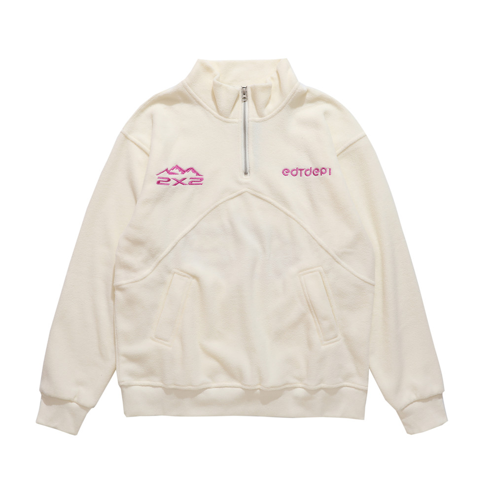 Letter Embroidery Fleece Sweatshirts Mens Autumn Casual Loose Half Zipper Long Sleeve Pullover Men, Apricot
Letter Embroidery Fleece Sweatshirts Mens Autumn Casual Loose Half Zipper Long Sleeve Pullover Men, Apricot
