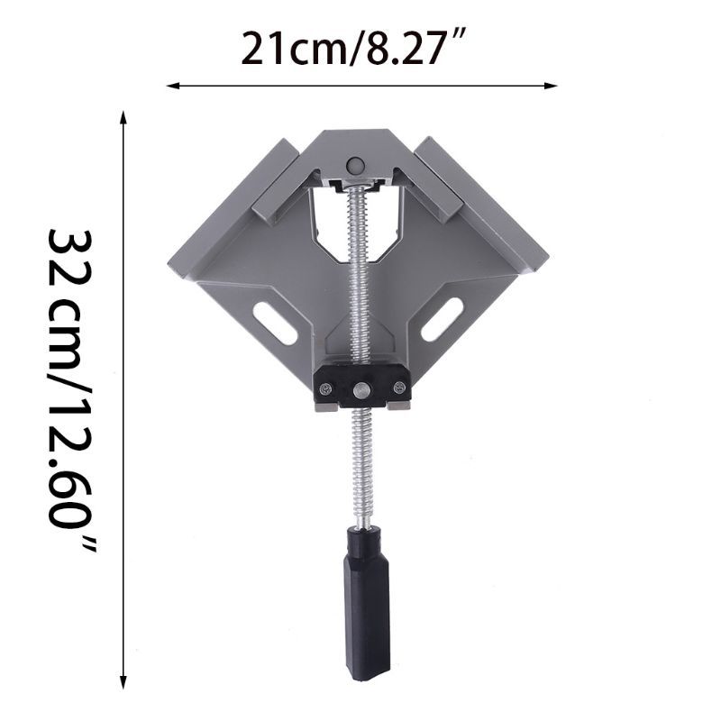 Simple Handle 90 Grades Right Angle Terminal Two Axis Alluminum Timber Work Woodworking Tool Lassen Terminal