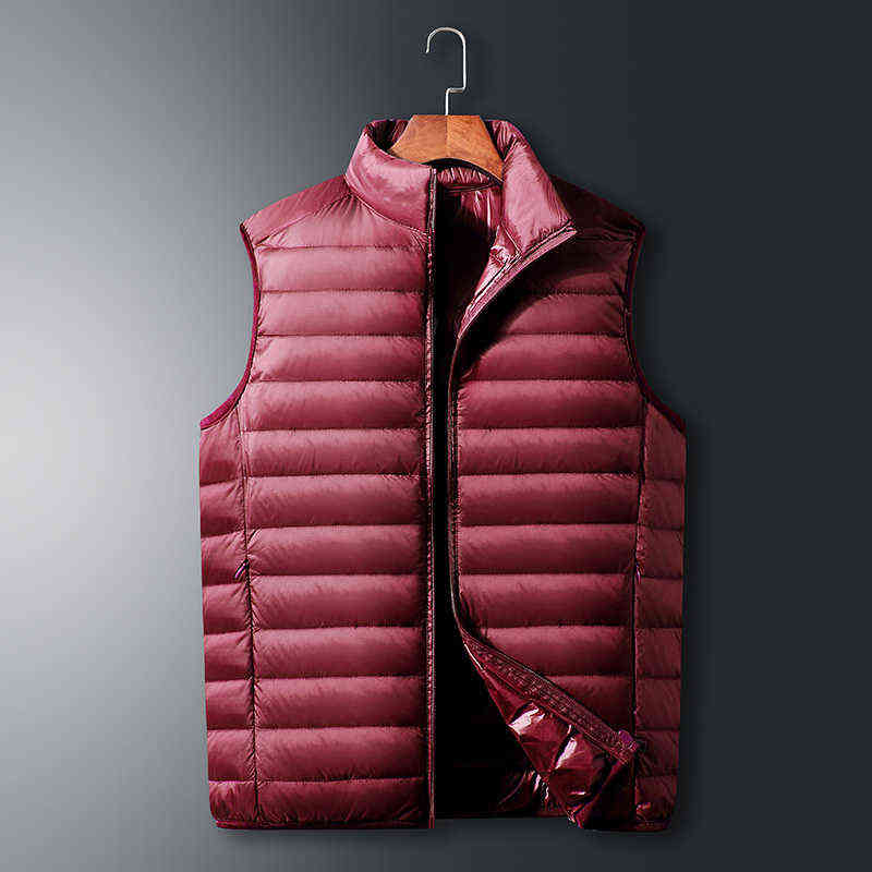 Men Down Vest without sleeves Winter Mens Sleeveless Jacket Coats Fashion Male Padded Vests Men Thicken Waistcoats 211111