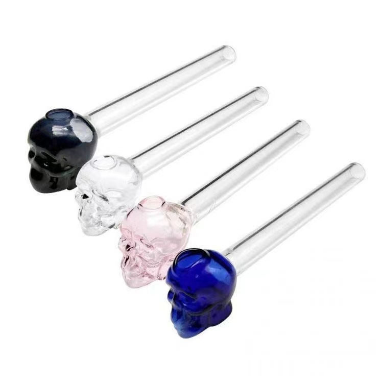 14cm Glass Oil Burner Pipe Skull Shape Thick Pyrex Water Pipes Smoking Tobacco Hand-blown Tube Hookahs Bowls Burning Great Tubes Nail Tips
14cm Glass Oil Burner Pipe Skull Shape Thick Pyrex Water Pipes Smoking Tobacco Hand-blown Tube Hookahs Bowls Burning Great Tubes Nail Tips