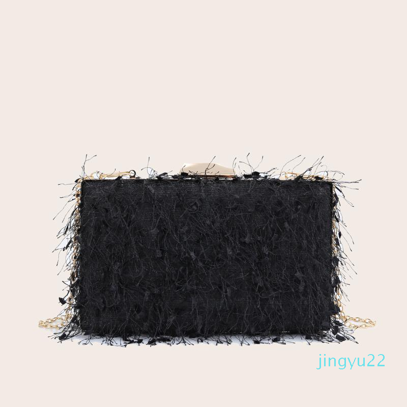 Designer-Evening Bags Women Clutch Bag Fur Wedding Purse And Handbag Party Banquet Chain Shoulder Bag, Champange
Designer-Evening Bags Women Clutch Bag Fur Wedding Purse And Handbag Party Banquet Chain Shoulder Bag, Champange