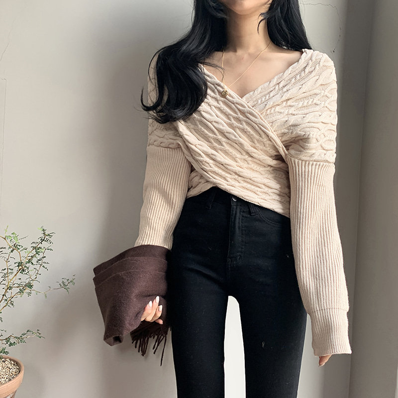 Alien Kitty 2021 Thick Warm Irregular Jumper V-Neck Off-Shoulders Sexy Fashion Loose Knitted Sweater Coat Women Pullover Femme, Black
Alien Kitty 2021 Thick Warm Irregular Jumper V-Neck Off-Shoulders Sexy Fashion Loose Knitted Sweater Coat Women Pullover Femme, Black