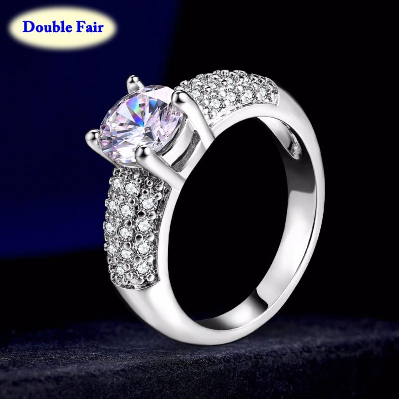 Wedding Rings High Quality Vintage Cubic Zirconia Ring For Women Silver Color Crystal Engagement Jewelry Anel DWR070, Slivery;golden
Wedding Rings High Quality Vintage Cubic Zirconia Ring For Women Silver Color Crystal Engagement Jewelry Anel DWR070, Slivery;golden
