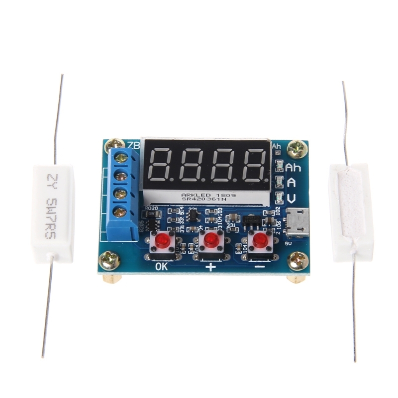 ZB2L3 Li-lon Lithium Lead acid Accu Capacity Meter discharge Tester Analyzer