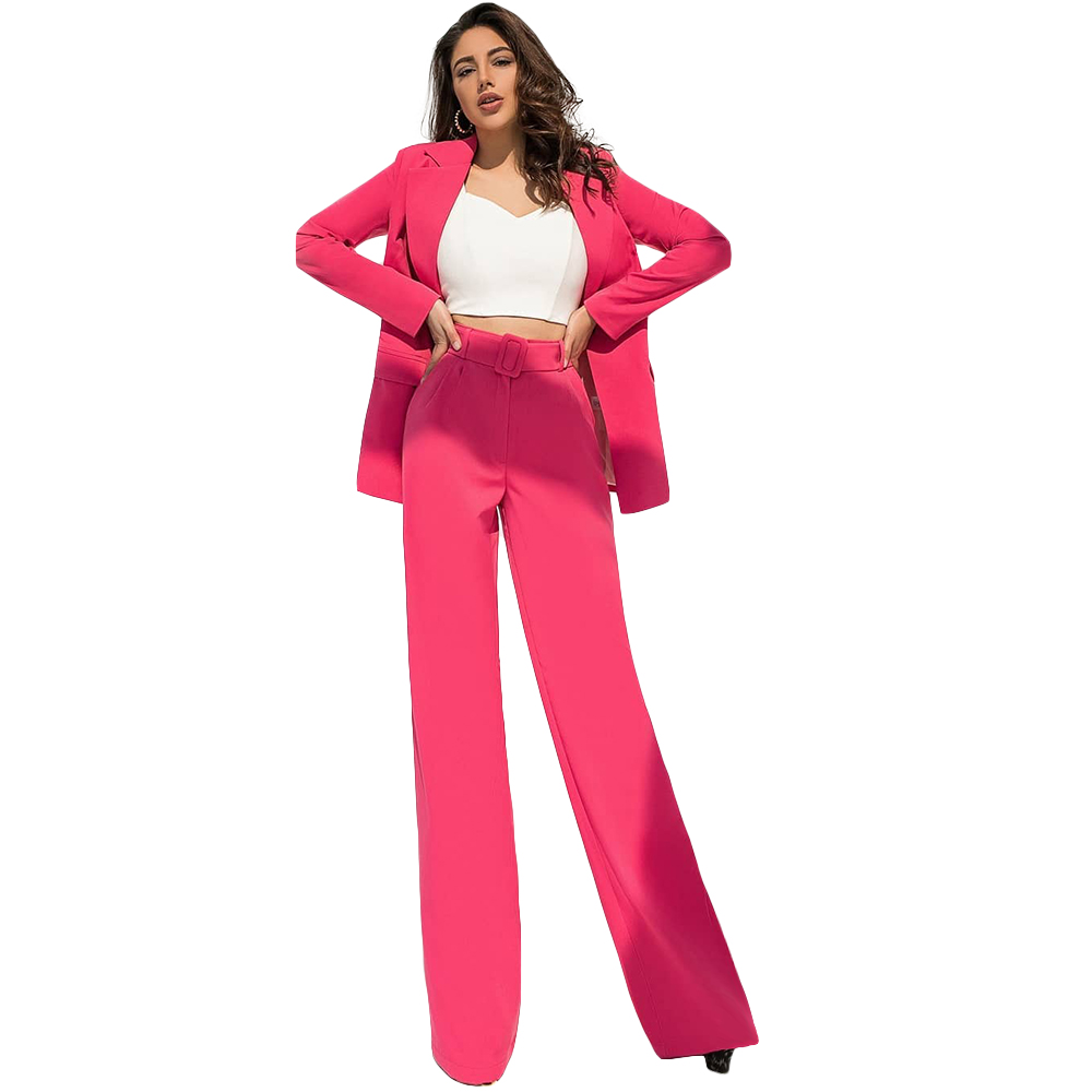 Leisure White Women Holiday Suits Loose Wide Leg Mother of the Bride Pants Tuxedos Prom Evening Guest Wedding Wear 2 Pieces