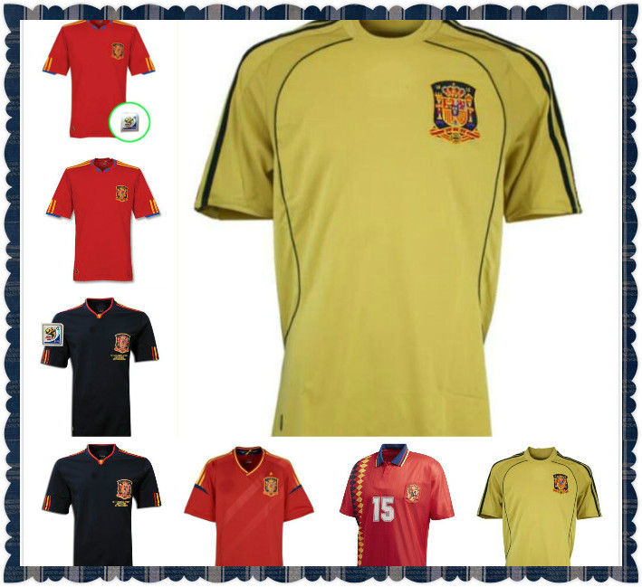 Retro 2010 Spain soccer jersey A.INIESTA 6 PIQUE 3 XAVI 8 DAVID VILLA 7 Jerseys football Sports shirt Camiseta Maill, Wine red
Retro 2010 Spain soccer jersey A.INIESTA 6 PIQUE 3 XAVI 8 DAVID VILLA 7 Jerseys football Sports shirt Camiseta Maill, Wine red