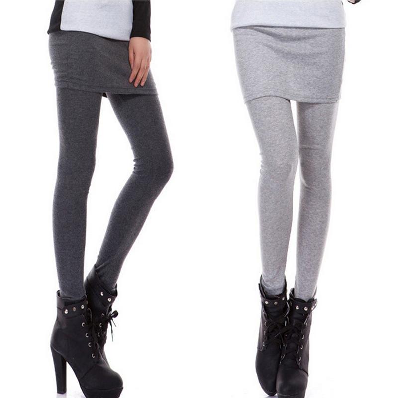 Women's Leggings Selling Korean Grey Black False Two-piece Legging Pantskirt Womens Casual Slimming With Mini Skirts Slim Fit Pants
Women's Leggings Selling Korean Grey Black False Two-piece Legging Pantskirt Womens Casual Slimming With Mini Skirts Slim Fit Pants