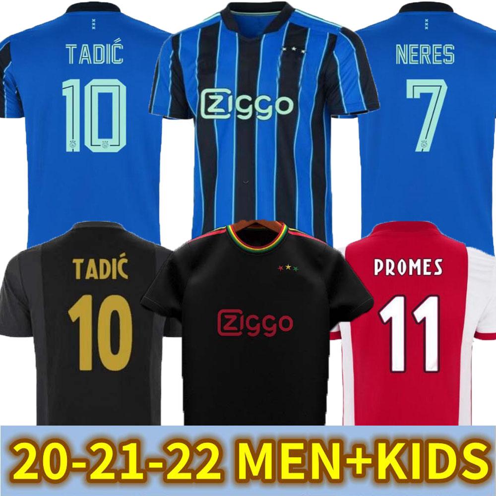 2021/22 AJ AX FC Home and Away Third Jersey TADIC PROMES NERES TAGLIAFICO HUNTELAAR CRUYFF 21 22 Men's + Kids Set Equipment, Black
2021/22 AJ AX FC Home and Away Third Jersey TADIC PROMES NERES TAGLIAFICO HUNTELAAR CRUYFF 21 22 Men's + Kids Set Equipment, Black