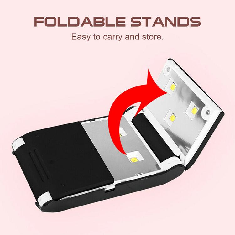 Nail Dryers BLUEQUE Foldable 36W LED UV Polish Dryer Lamp Gel Acrylic Light Kit Art For Manicure Varnish