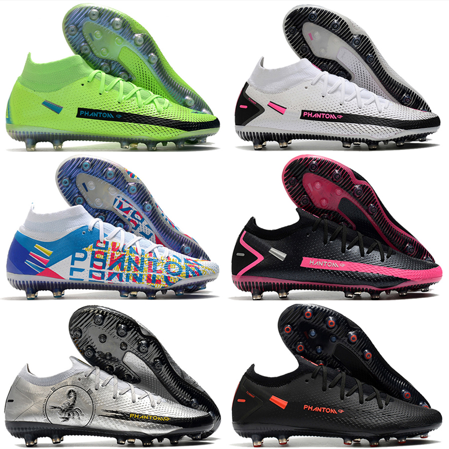 Send With Bag Phantom GT Elite AG Soccer Boots Mens High Quality Ankle Outdoor Artificial Ground Football Cleats Green White Black Silver Soccer Shoes US6.5-12, 2 l
Send With Bag Phantom GT Elite AG Soccer Boots Mens High Quality Ankle Outdoor Artificial Ground Football Cleats Green White Black Silver Soccer Shoes US6.5-12, 2 l