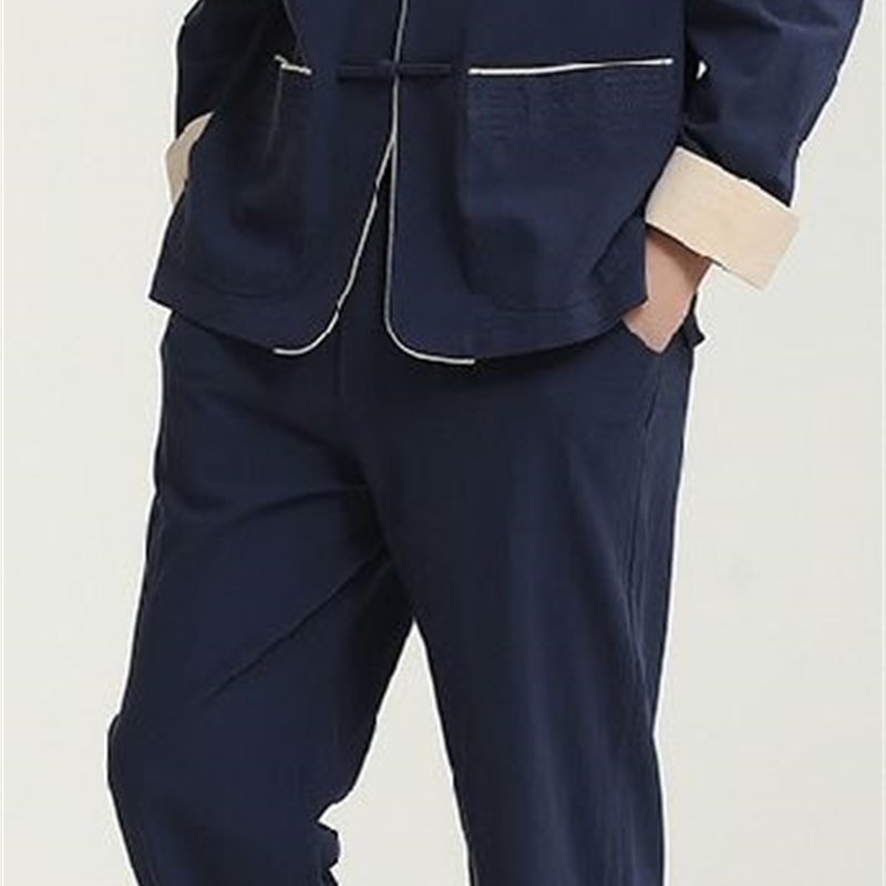 wing chun kung fu clothes suit Cotton&linen men tang suits lay tai chi suit IP MAN uniforms clothing BLUE/BEIGE