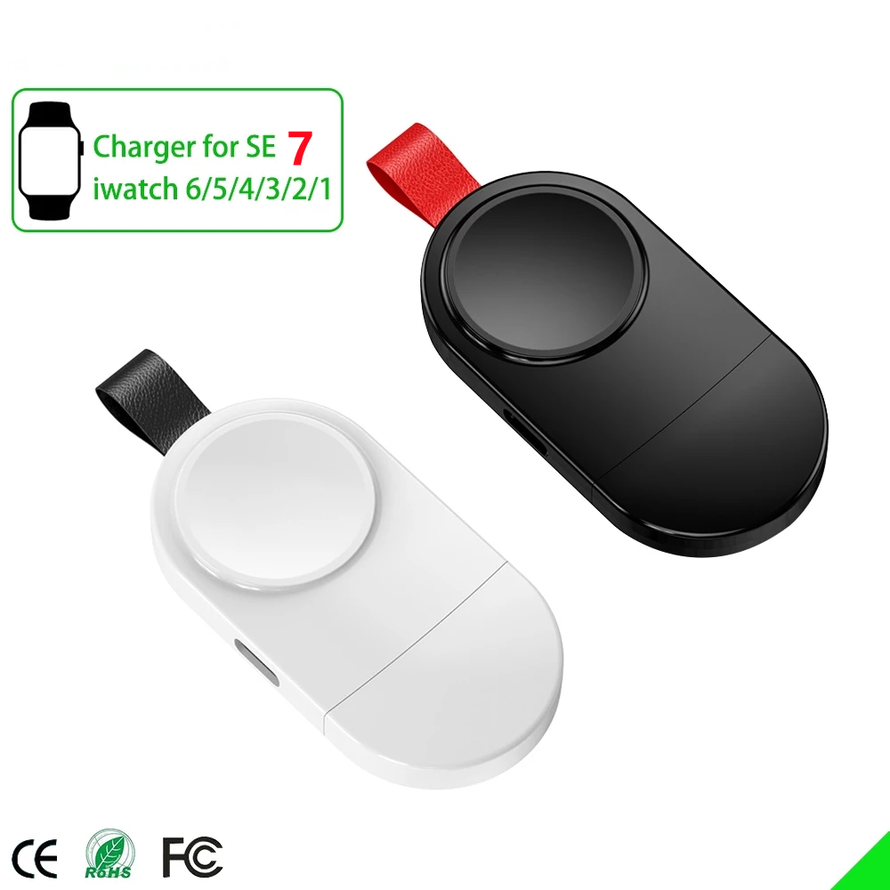 Super Mini Portable Wireless Charger for IWatch SE 7 6 5 4 3 2 1 Small Charging Dock Station USB Chargers fit Apple Watch Series SE
Super Mini Portable Wireless Charger for IWatch SE 7 6 5 4 3 2 1 Small Charging Dock Station USB Chargers fit Apple Watch Series SE