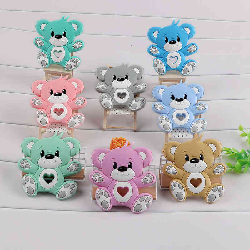 1pcs Animal Silicone Teether Bpa Free Food Grade Pandents Diy Pacifier Chain Accessories Children Molar Toys
1pcs Animal Silicone Teether Bpa Free Food Grade Pandents Diy Pacifier Chain Accessories Children Molar Toys