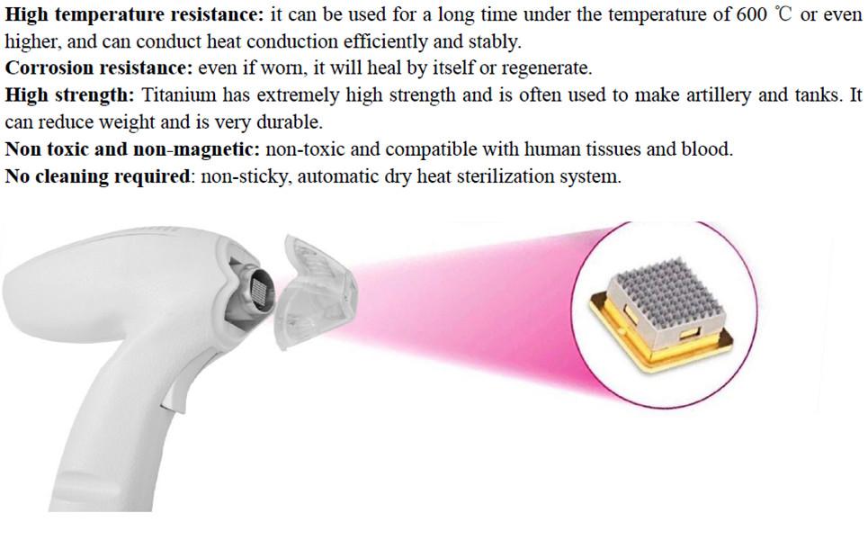 Tixel Thermal Fractional Skin Rejuvenation Pigment Scar Stretch Wrinkle Removal Machine with 2 Handles Beauty Equipment