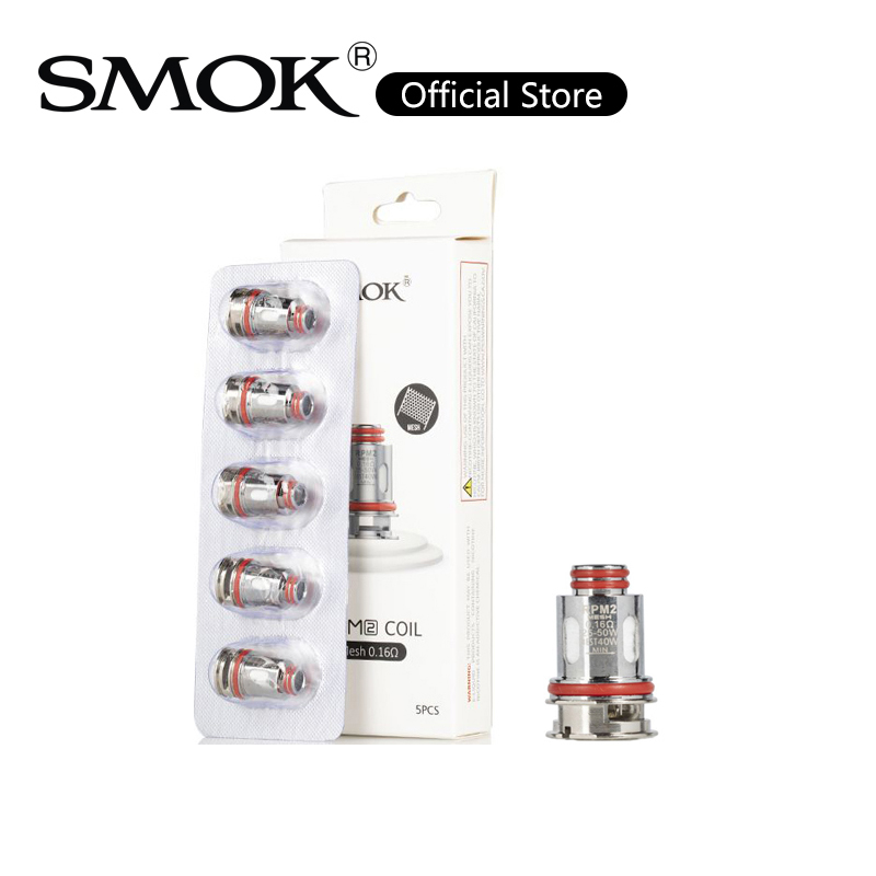 SMOK 0.16ohm RPM2 Mesh Coil 0.25ohm 0.6ohm DC MTL RPM 2 Replacement Coils For Scar-P3 SCar P5 Kit with Dense Vapor 100% Original
SMOK 0.16ohm RPM2 Mesh Coil 0.25ohm 0.6ohm DC MTL RPM 2 Replacement Coils For Scar-P3 SCar P5 Kit with Dense Vapor 100% Original