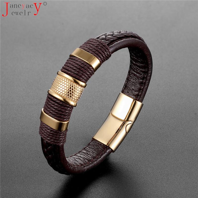 Link, Chain 2021 Jewelry Punk 12 Color Stainless Steel Accessories Weave Genuine Leather Women Bracelet Men Bangles Hombre Pulseras
Link, Chain 2021 Jewelry Punk 12 Color Stainless Steel Accessories Weave Genuine Leather Women Bracelet Men Bangles Hombre Pulseras