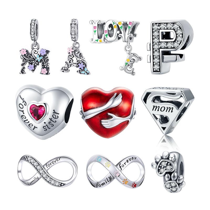 Other WOSTU Genuine 925 Sterling Silver Retro Letter Flowers Bead Charm Pendant Fit Bracelet Bangle Women Party DIY Fine Jewelry Gift
Other WOSTU Genuine 925 Sterling Silver Retro Letter Flowers Bead Charm Pendant Fit Bracelet Bangle Women Party DIY Fine Jewelry Gift