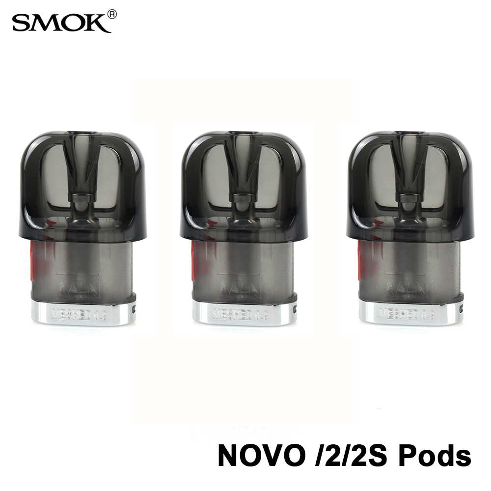 SMOK NOVO 2 Pods Cartridges Atomizers 1.8ml Capacity Meshed 0.9ohm Pod Replacements Cores for NOVO 2S SKit 100% Authentic
SMOK NOVO 2 Pods Cartridges Atomizers 1.8ml Capacity Meshed 0.9ohm Pod Replacements Cores for NOVO 2S SKit 100% Authentic