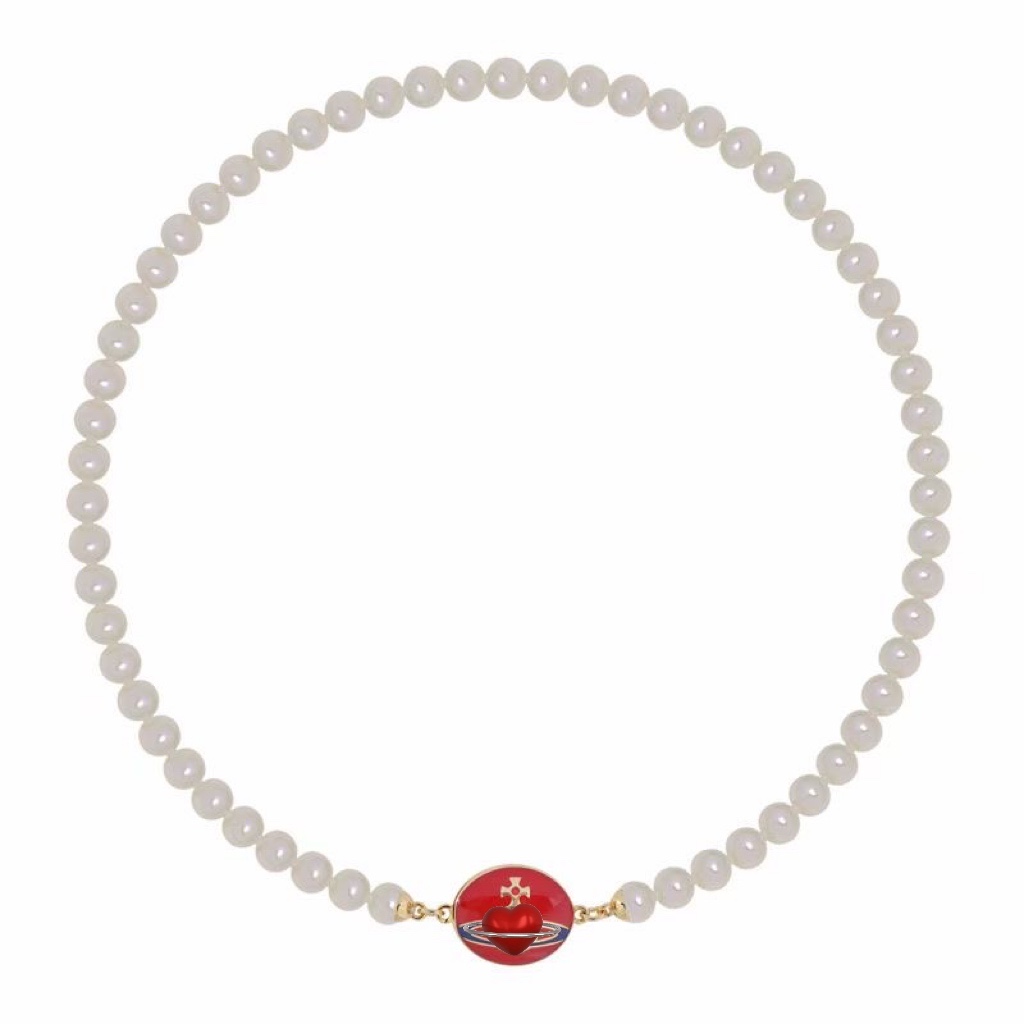 2022 New Fashion Pearl Necklace Vintage Enamel palace style Pendant necklace woman punk Saturn Necklace women Party Jewelry Valentine gift With Box, Silver
2022 New Fashion Pearl Necklace Vintage Enamel palace style Pendant necklace woman punk Saturn Necklace women Party Jewelry Valentine gift With Box, Silver