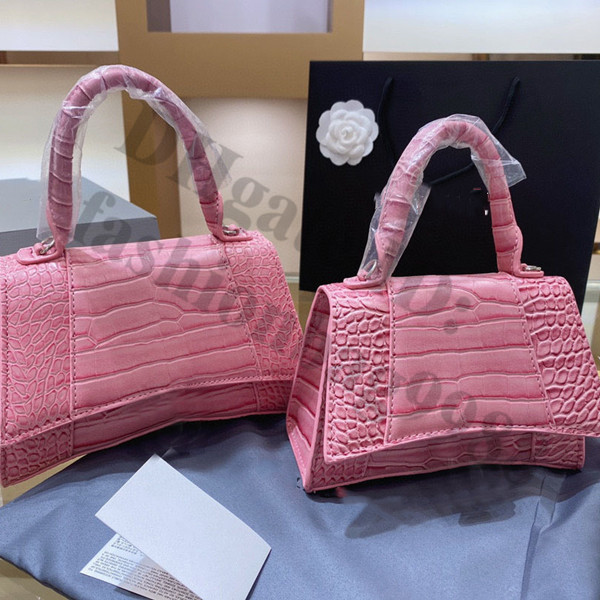 Brand Hourglass totes Handbags Women Leather Crocodile Rose Pink Color Shoulder Hand Bags Ladies Girls Fashion Luxury Crossbody Bag Cross bo
Brand Hourglass totes Handbags Women Leather Crocodile Rose Pink Color Shoulder Hand Bags Ladies Girls Fashion Luxury Crossbody Bag Cross bo