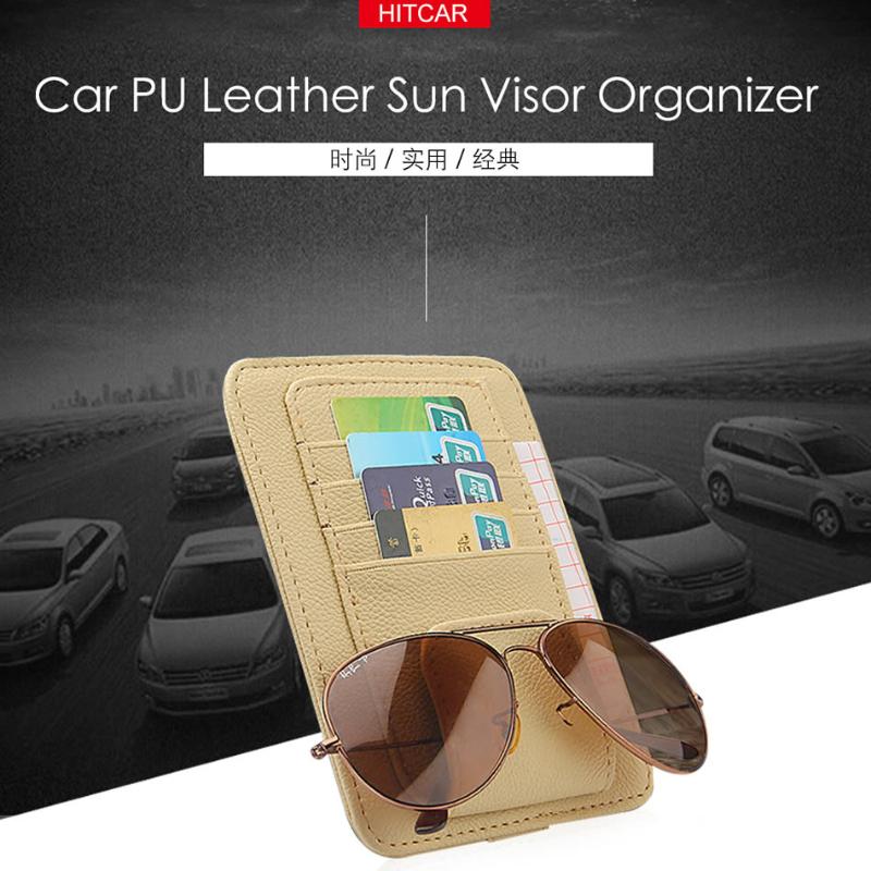 Car Organizer Sunglasses Cards Sun Visor Sunshade PU Leather Storage Case Sleeve Wallet Clips
Car Organizer Sunglasses Cards Sun Visor Sunshade PU Leather Storage Case Sleeve Wallet Clips