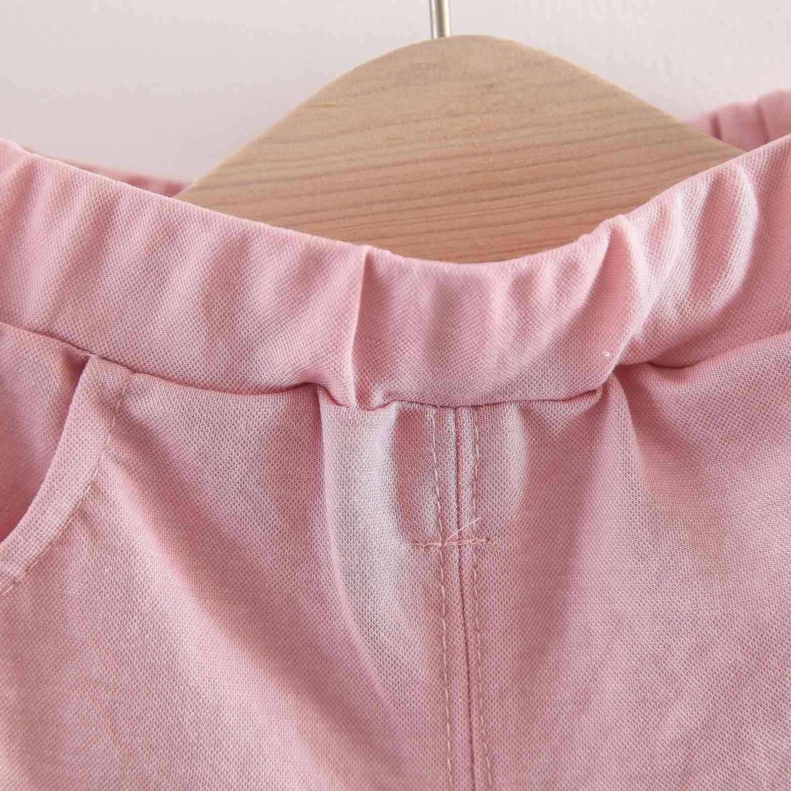 Summer 2-piece Toddler Girls Fruit Print Bow Top and Shorts Sets Baby Kids Clothes 210528