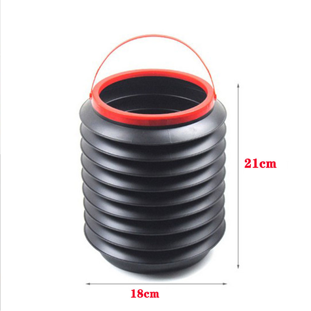 Universal Car Accessories Retractable Folding Trash Can Portable Water Storage Buckets for Tesla Model 3 Y BMW Travel Outdoor Fishing Buckets Tools Bo
