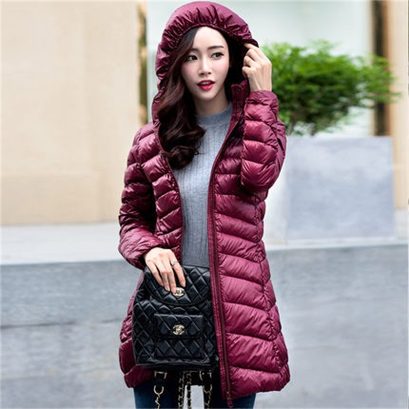 2020 new Korean lightweight down women' medium long large size hooded slim fit Winter Jacket Large Size jacket, Khaki
2020 new Korean lightweight down women' medium long large size hooded slim fit Winter Jacket Large Size jacket, Khaki