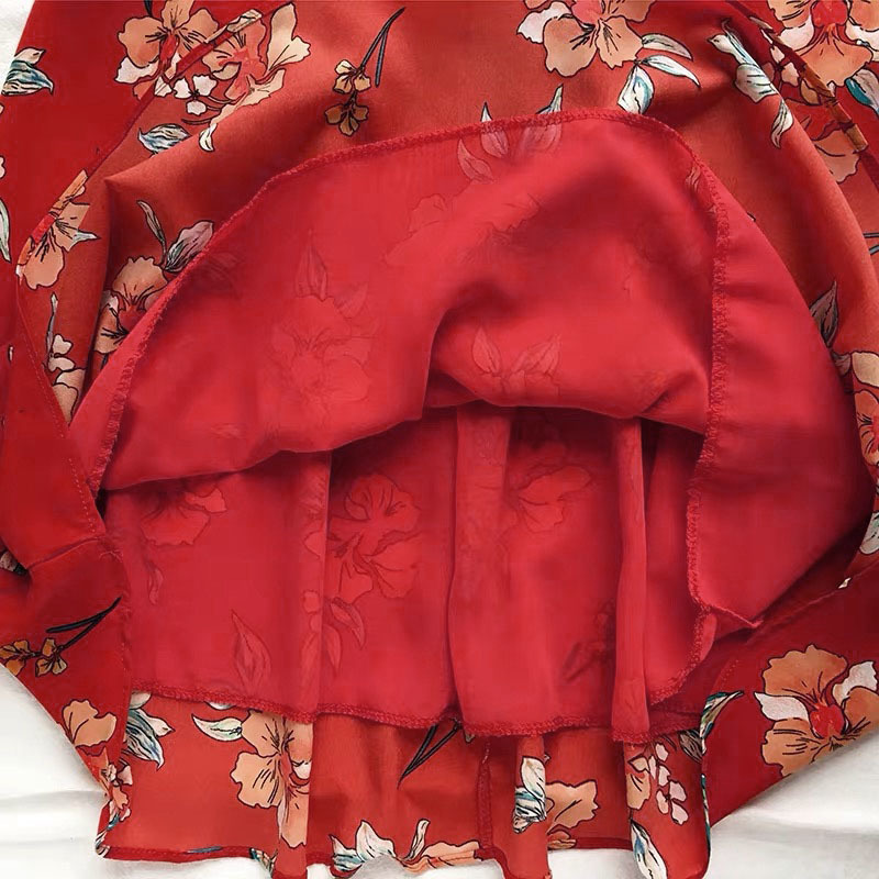 Fashion Boho Dress Floral Print Sexy Cross Strap Backless Open Back Bow Tie Casual Bohemian Knee Length Vestido 210421