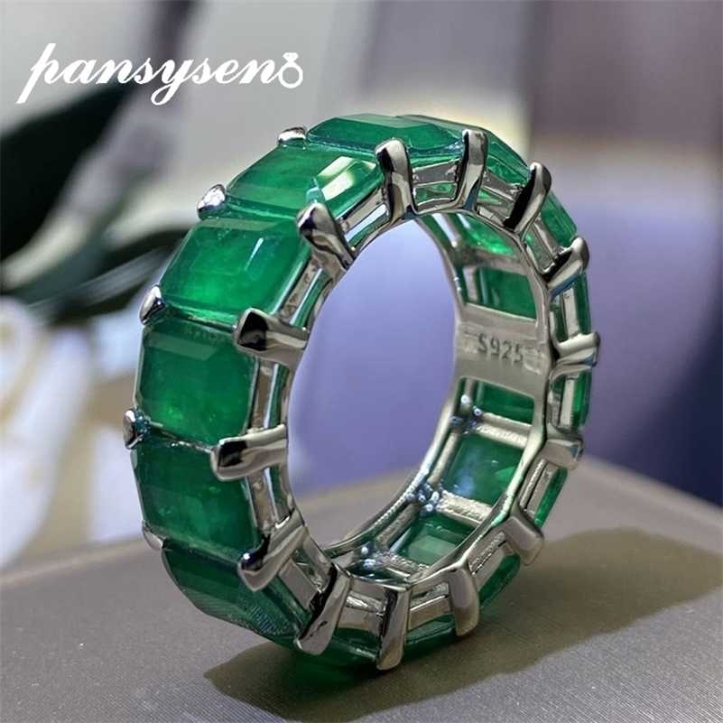 PANSYSEN Vintage Solid 925 Sterling Silver 5x7MM Emerald Gemstone Rings for Women Men High Quality Anniversary Ring Wholesale 220113, Slivery;golden
PANSYSEN Vintage Solid 925 Sterling Silver 5x7MM Emerald Gemstone Rings for Women Men High Quality Anniversary Ring Wholesale 220113, Slivery;golden