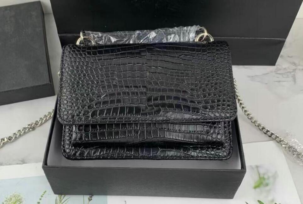 2022 Designers black Shoulder Crossbody Bag Handbag Purse Totes Gold silver black chain Alligator Crocodile Wallet Backpack Bags
2022 Designers black Shoulder Crossbody Bag Handbag Purse Totes Gold silver black chain Alligator Crocodile Wallet Backpack Bags