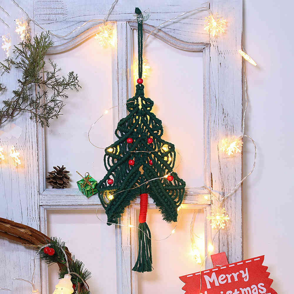 2021 hand woven Christmas tapestry home decorations creative Christmas tree decorations
2021 hand woven Christmas tapestry home decorations creative Christmas tree decorations