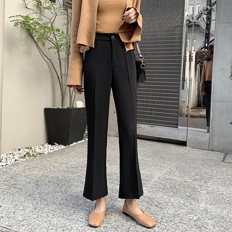 Women's Pants & Capris Black Bell-Bottoms High Waist Drooping Cropped Loose Straight Draping Wide Leg Skinny Suit Summer Rac, Black;white
Women's Pants & Capris Black Bell-Bottoms High Waist Drooping Cropped Loose Straight Draping Wide Leg Skinny Suit Summer Rac, Black;white