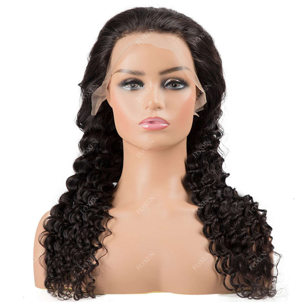 high qualityWholale 100% Virgin Human Hair 26 30 Inch Deepwave Hd Transparent Frontal 180 Density 13X6 Deep Wave Lace Front Wig, Black
high qualityWholale 100% Virgin Human Hair 26 30 Inch Deepwave Hd Transparent Frontal 180 Density 13X6 Deep Wave Lace Front Wig, Black