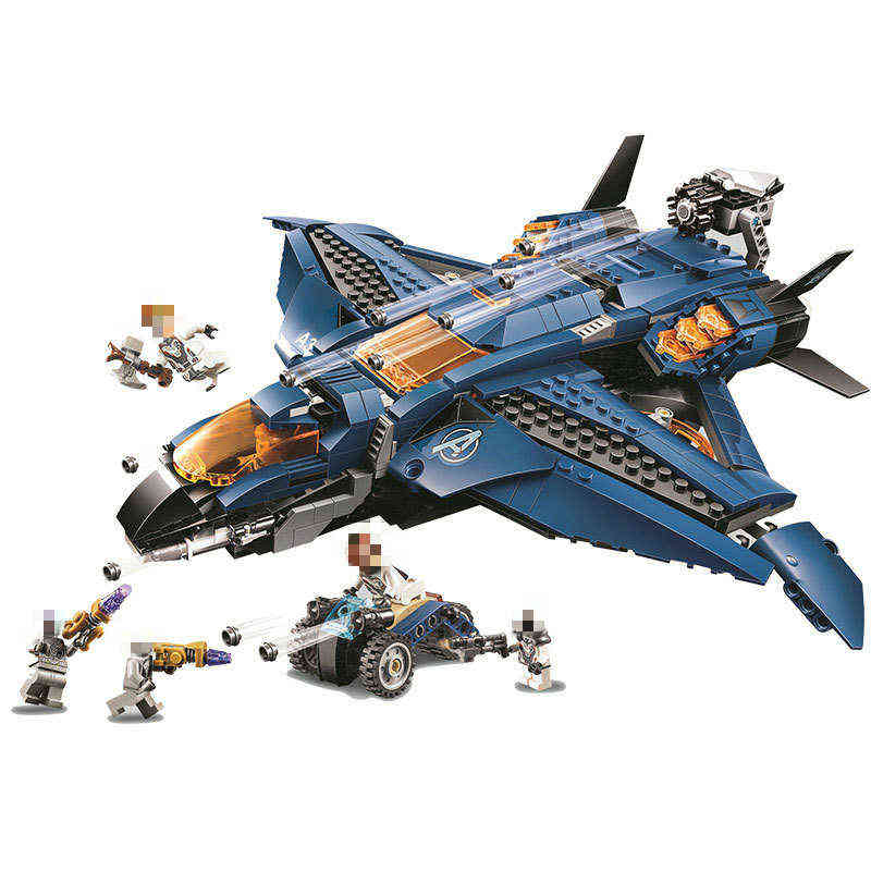 07122 Endgame Ultimate Quinjet Building Blocks Set with Figures Compatible 76126 Model Building DIY Bricks Toys for Children H1028
07122 Endgame Ultimate Quinjet Building Blocks Set with Figures Compatible 76126 Model Building DIY Bricks Toys for Children H1028