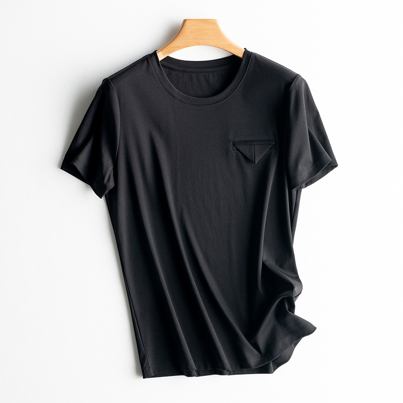 Casual Women Cotton T Shirt Summer Solid Tops Tees Korean Chic Soft T-shirts Aesthetic Clothes Ropa De Mujer 210422