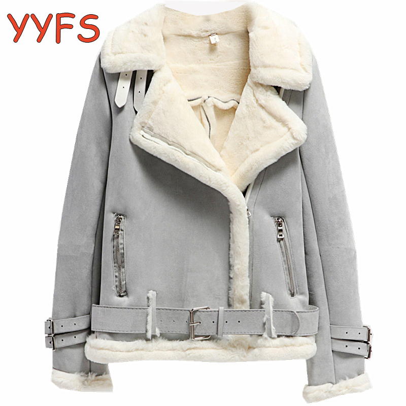 Winter Suede Jackets Women Faux Rabbit Fur Casual Jacket With Belts Thick Warm Lambwool Coat Lady Oversize Motorcycle Windbreake, Lambwool khaki
Winter Suede Jackets Women Faux Rabbit Fur Casual Jacket With Belts Thick Warm Lambwool Coat Lady Oversize Motorcycle Windbreake, Lambwool khaki