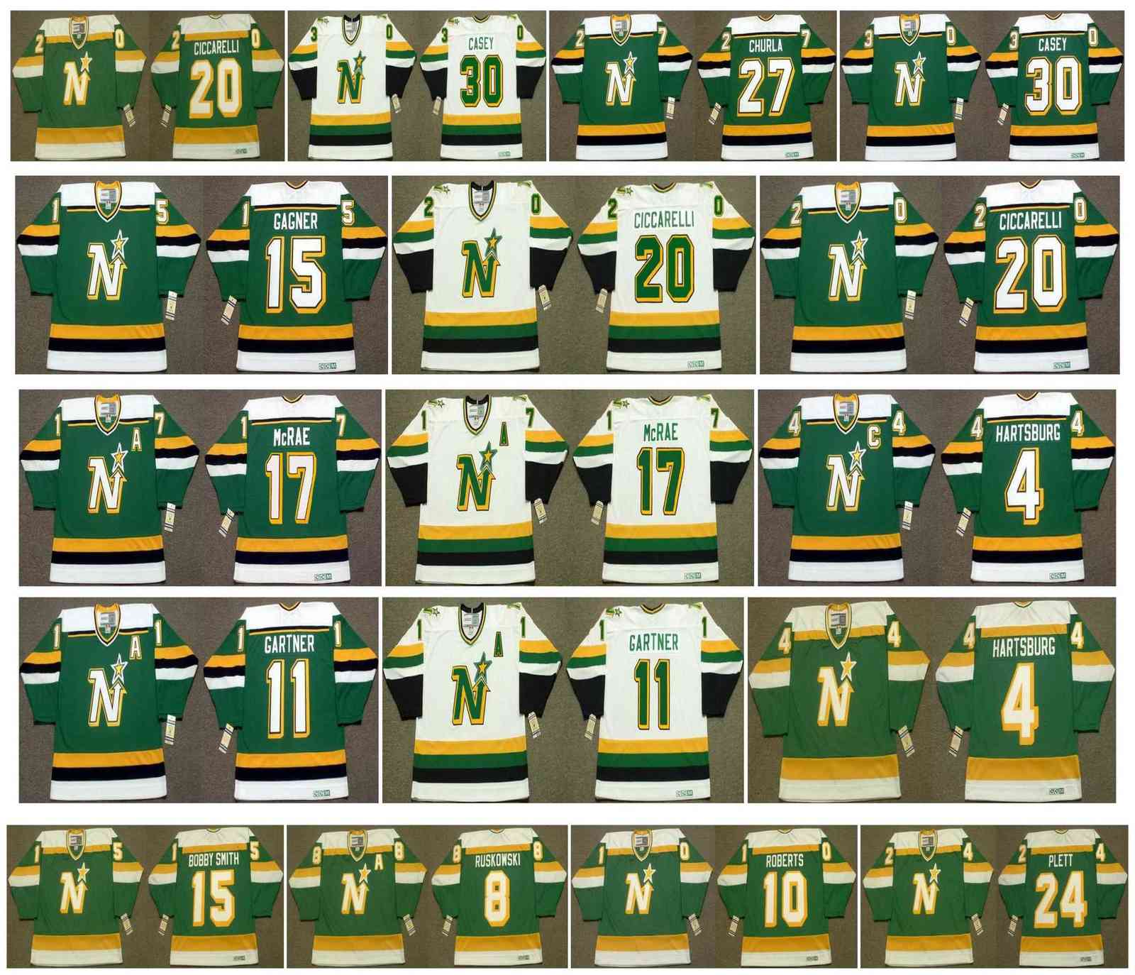 Vintage Minnesota North Stars Jersey 30 JON CASEY 15 Bobby Smith 10 GORDIE ROBERTS 24 WILLI PLETT 26 STEVE PAYNE KENT NILSSON Retro Hockey, Black
Vintage Minnesota North Stars Jersey 30 JON CASEY 15 Bobby Smith 10 GORDIE ROBERTS 24 WILLI PLETT 26 STEVE PAYNE KENT NILSSON Retro Hockey, Black
