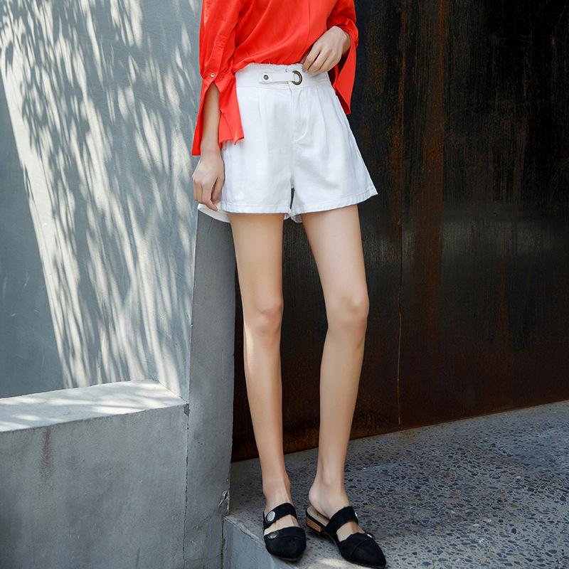 Jbersee Blue Denim Shorts For Women Summer Fashion Plus Size Short Jeans High Waist Wide-leg Casual Loose Feminino Women's