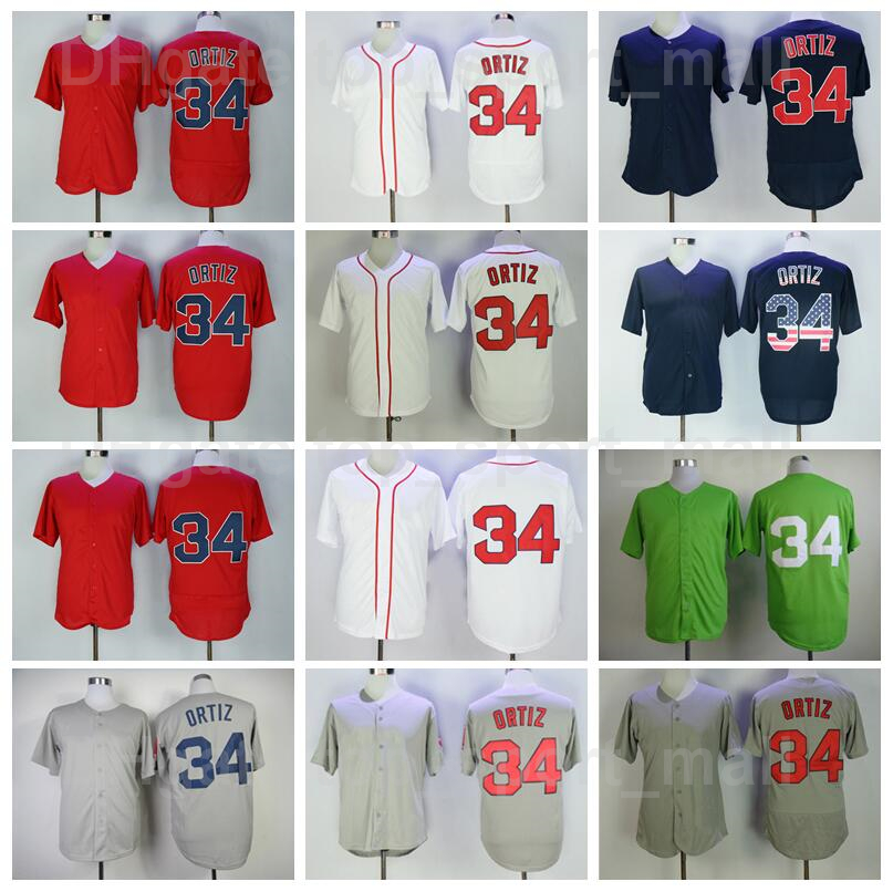 Retro 1936 Vintage Baseball 34 David Ortiz Jersey Retire Red Navy Blue White Grey Green Team Flexbase Cool Base Stitched Good Quality
Retro 1936 Vintage Baseball 34 David Ortiz Jersey Retire Red Navy Blue White Grey Green Team Flexbase Cool Base Stitched Good Quality