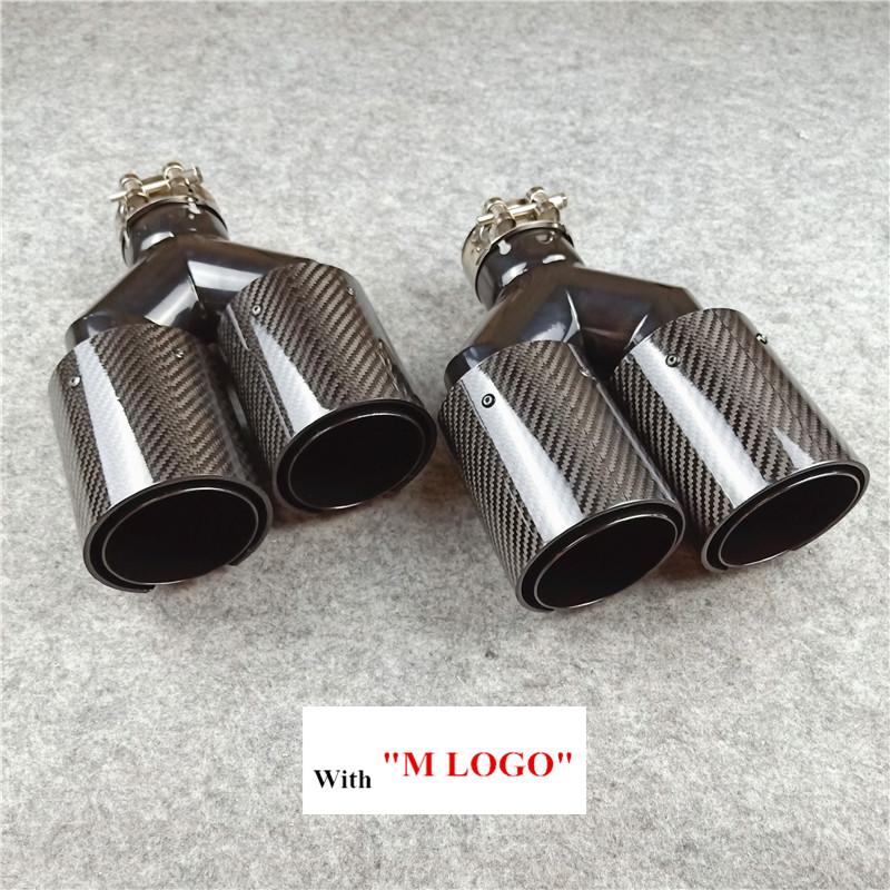 Motorcycle Exhaust System One Pair Y Model Glossy Black M Performace Style Stainless Steel Pipe Muffler Nozzle Tails For ///M Dual Tips
Motorcycle Exhaust System One Pair Y Model Glossy Black M Performace Style Stainless Steel Pipe Muffler Nozzle Tails For ///M Dual Tips
